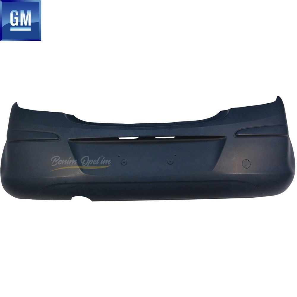 Opel Corsa D Single Door Rear Bumper Primer GM Genuine 13179893 - 13183755