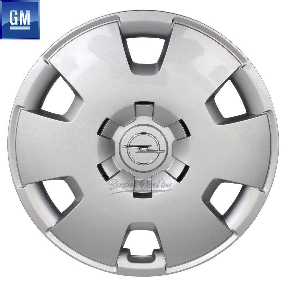 Opel Astra H, Zafira B Wheel Cover 16 Inch Silver Grey Code: Pw 1 Piece Price GM Genuine 6006086 - 13209732