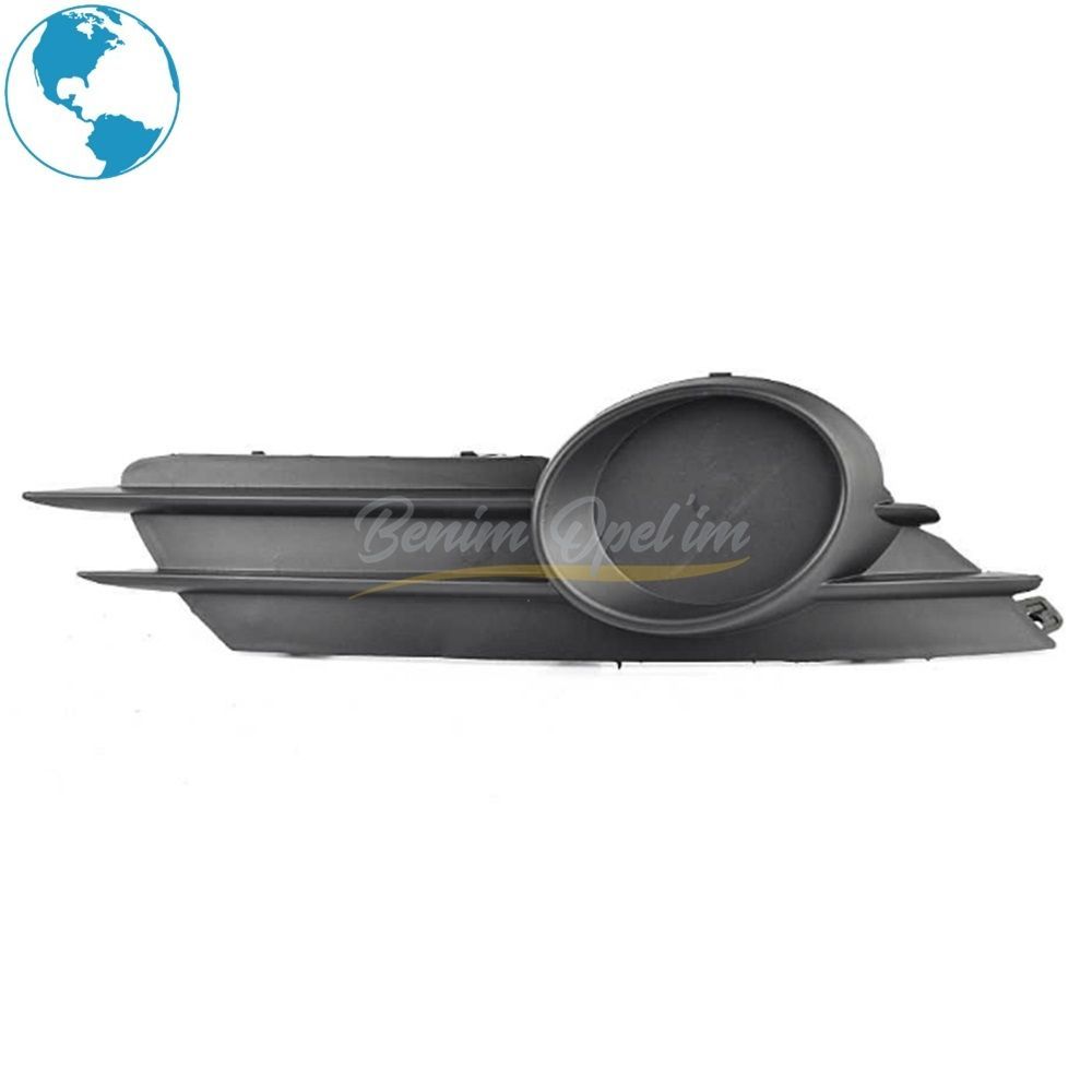 Opel Corsa D Foggy Front Bumper Right Fog Headlamp Cover Black 1st Class Quality 6400631