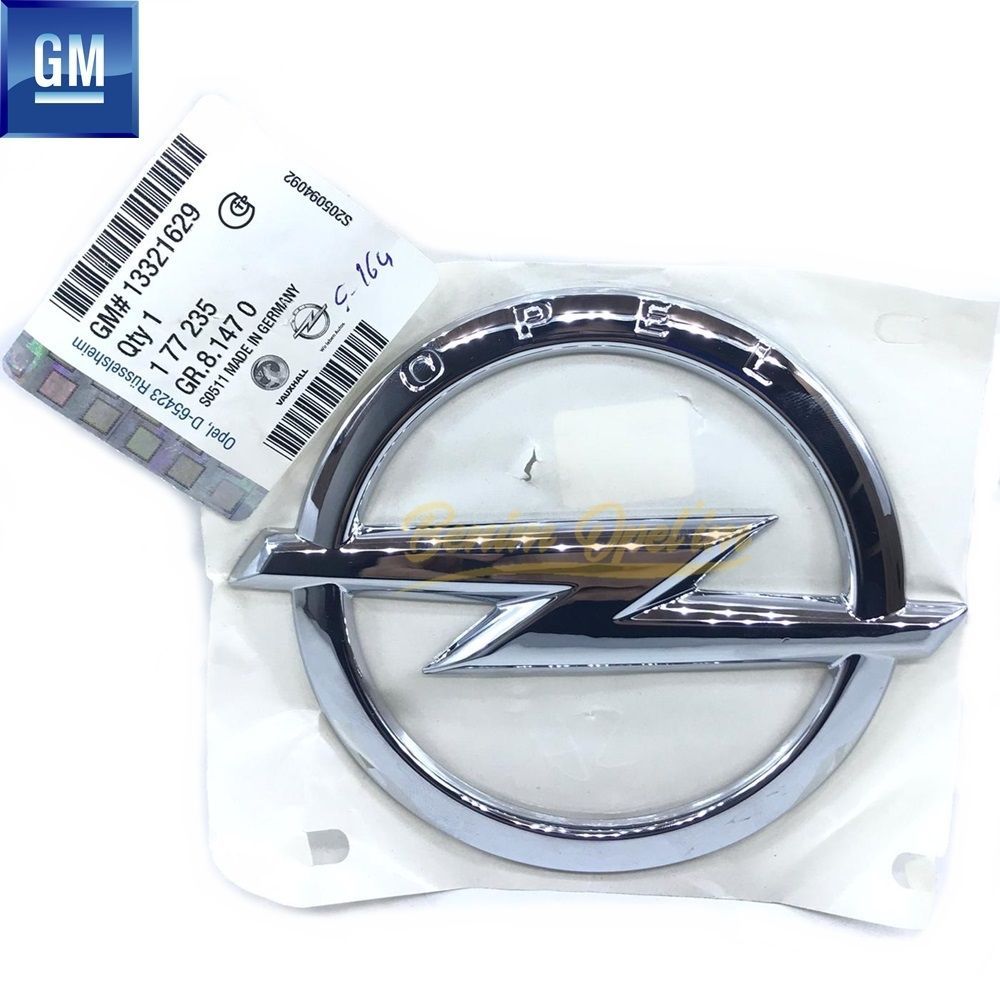 Product Code : 177235 - Opel Astra J HB Opel Lettering Luggage Emblem Chrome GM Genuine 177235 - 13321629 - 13321629