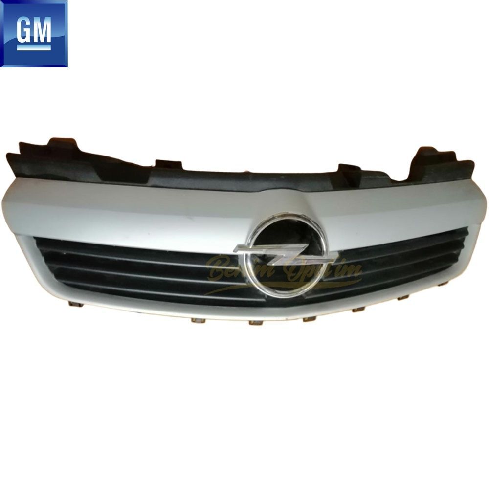 Opel Zafira B Complete Front Radiator Louver Matte Grey GM Original 6320123 - 13216644