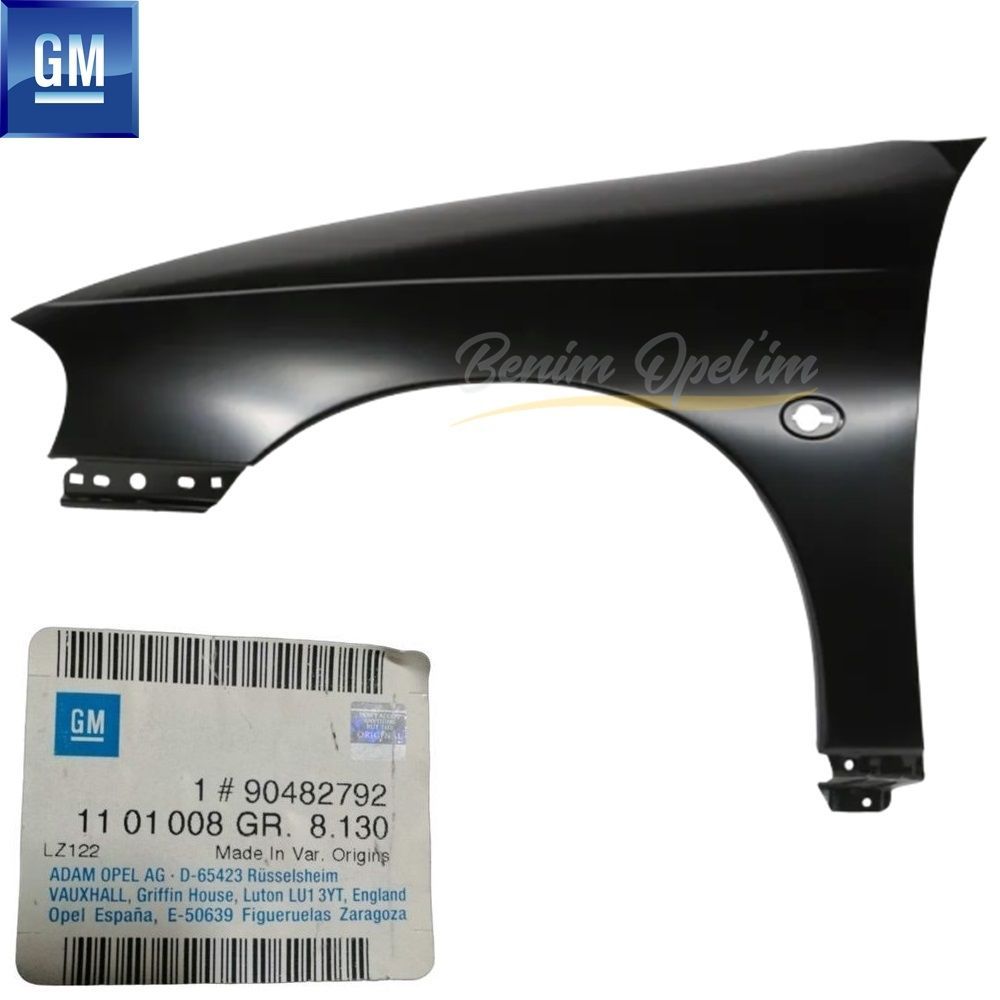 Product Code : 1101008 - Opel Tigra A Left Front Fender Sheet GM Original 1101008 - 90482792