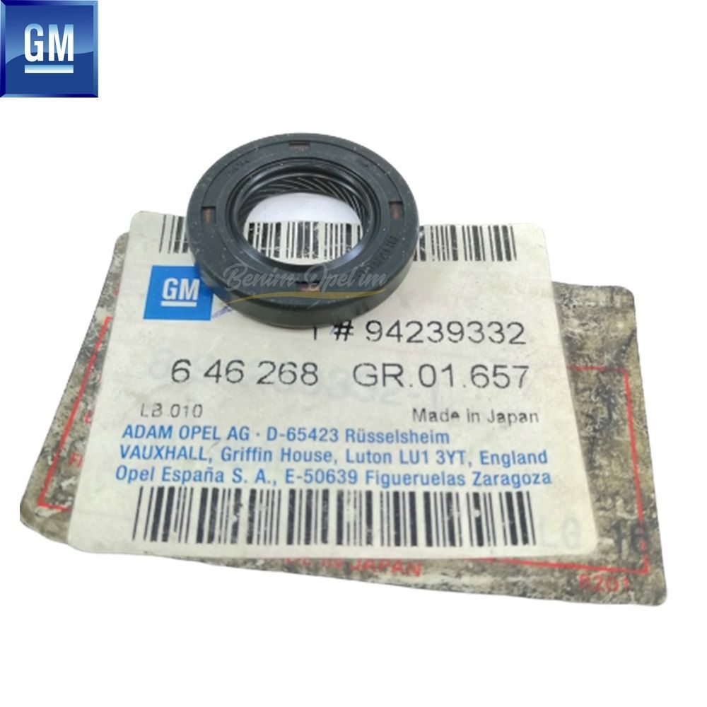 Front Oil Pump Seal 1.5/1.7 Diesel Opel Astra F, Corsa A B, Vectra A B, Tigra A GM Genuine 646268 - 94239332