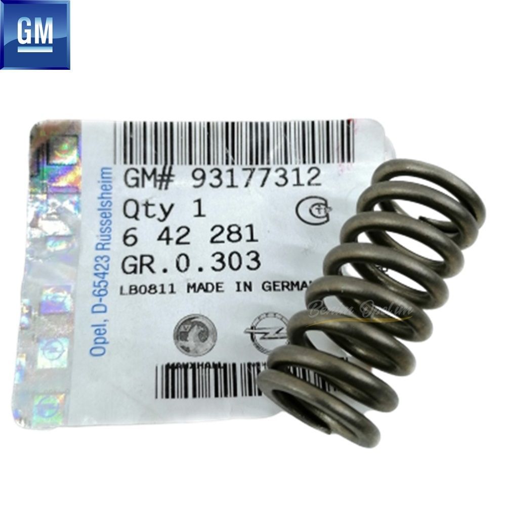 Valve Spring 1.3 Diesel Opel Astra H J, Combo D, Corsa C D, Meriva A B, Tigra B GM Genuine 642281 - 93177312