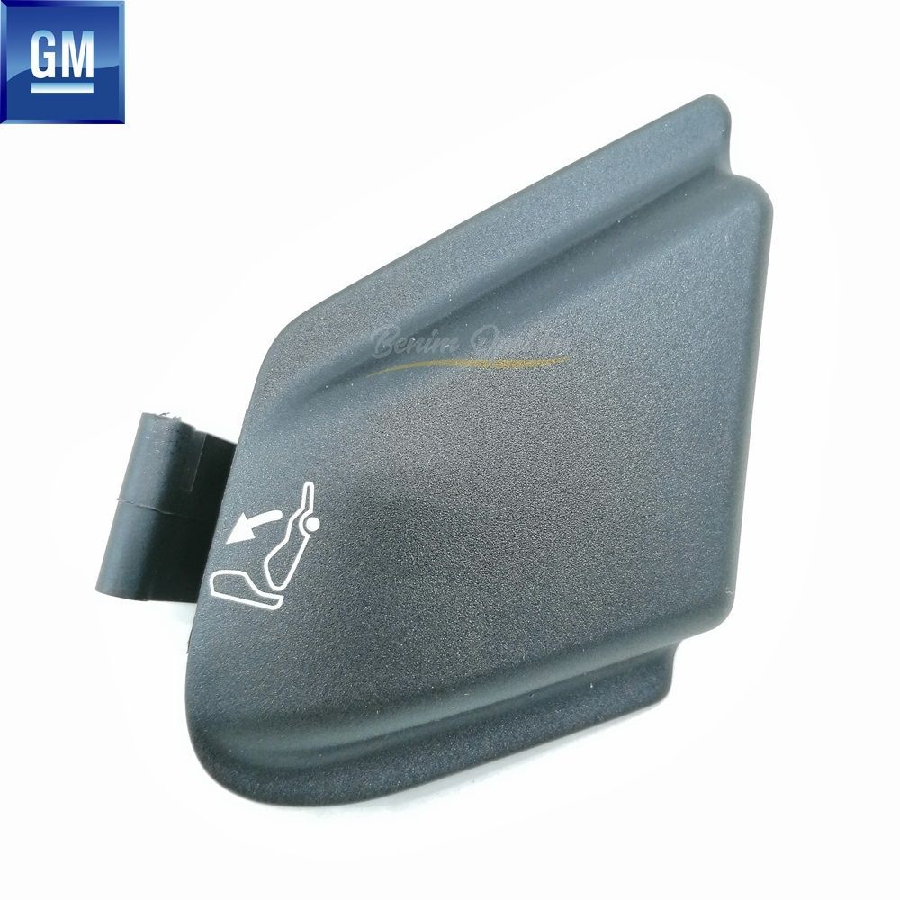 Left Front Seat Lock Button Black Opel Corsa D, Corsa E, Adam GM Genuine 166360 - 93192555