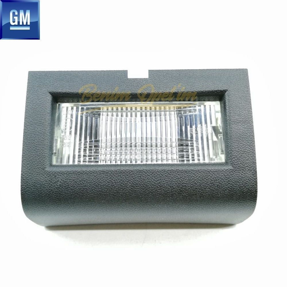 Opel Vectra A Rear Number Plate Lighting Lamp Black Complete GM Original 1224153 - 90291929