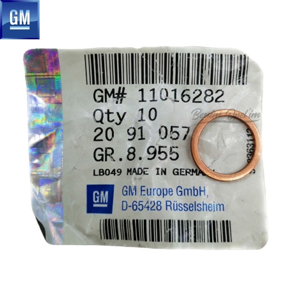 Product Code : 2091057 - Opel Oil Pressure Gauge Gasket 14X18 2010 And Earlier GM Original 2091057 - 11016282