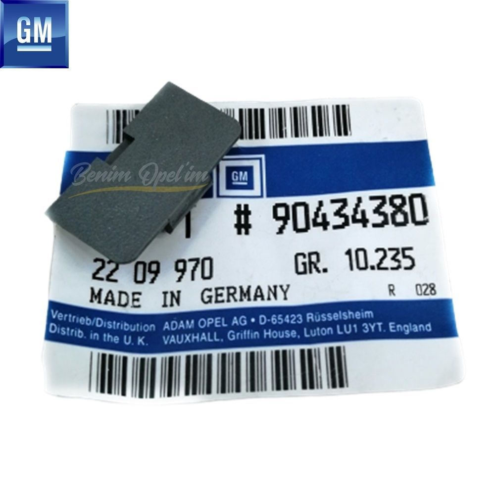 Opel Vectra A Cockpit Top Cover Grey GM Genuine 2209970 - 90308999