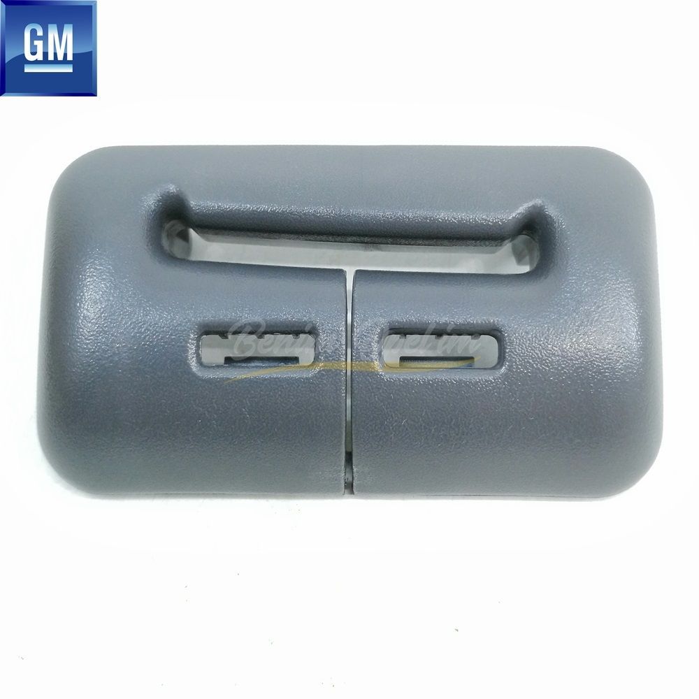 Opel Corsa C Rear Middle Seat Seat Belt Cover Grey GM Original 197633 - 24434517