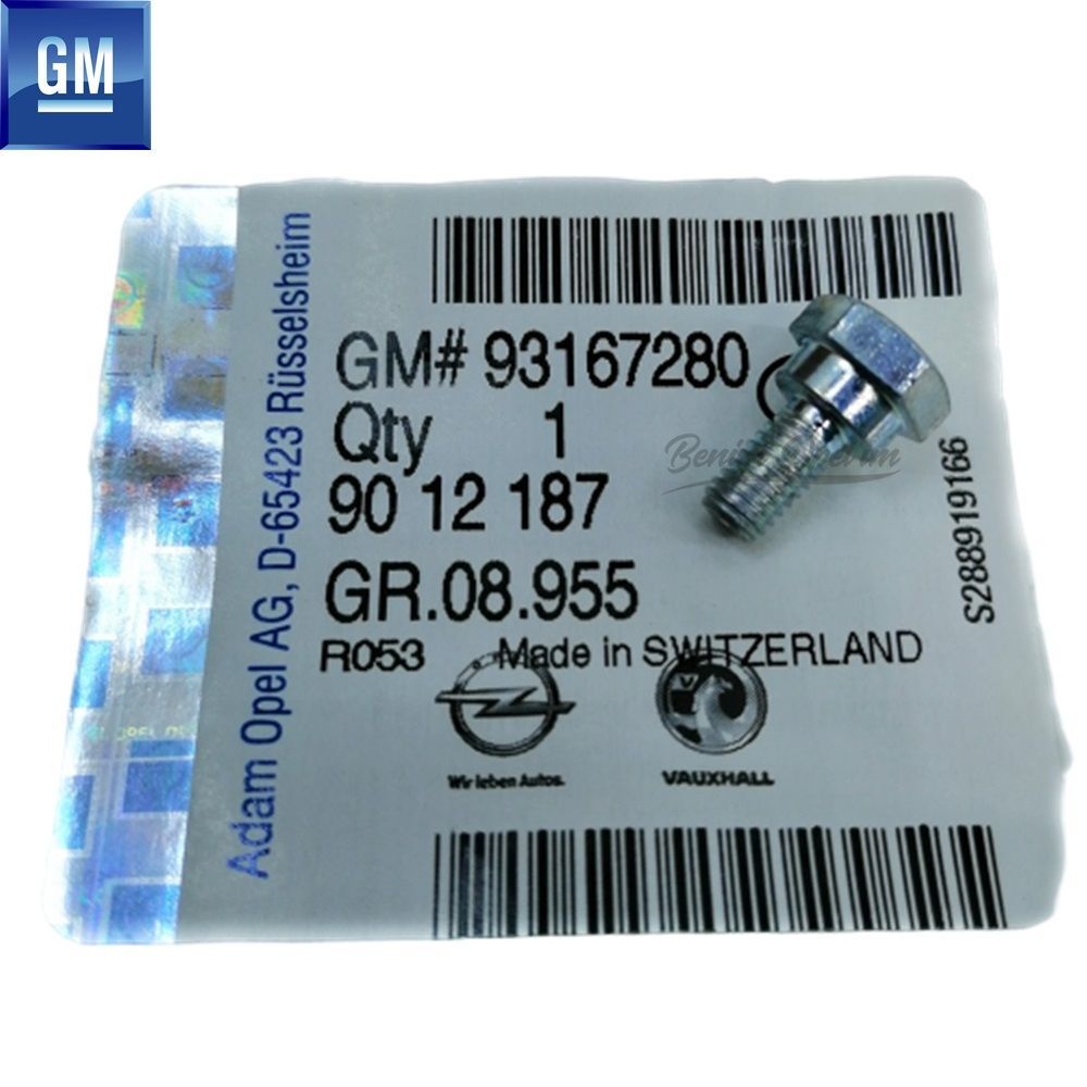 Opel Corsa D Vacuum Kit Bolt GM Genuine 9012187 - 93167280