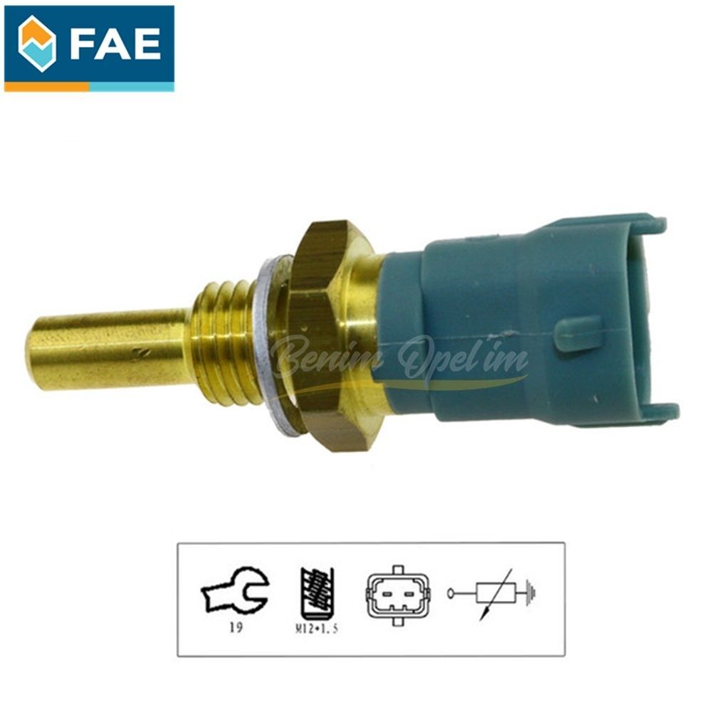 2 Plug Engine Temperature Sensor Opel Astra G H J-Tigra A-Corsa B C D-Frontera B-Meriva A-Mokka-Vectra C-Zafira A B