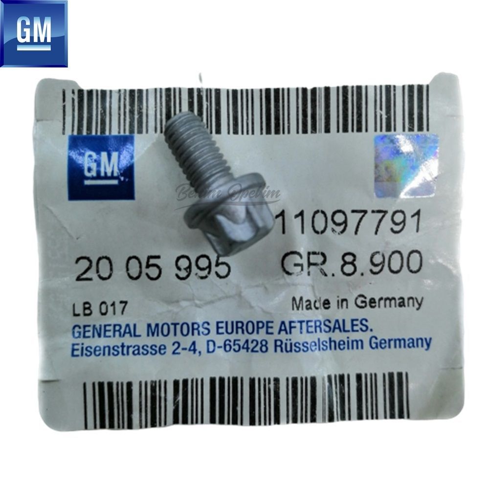 Product Code : 2005995 - Opel, Chevrolet Multipurpose 12 Thread 6 Angle Bolt M6X12 GM Genuine 2005995 - 11097791