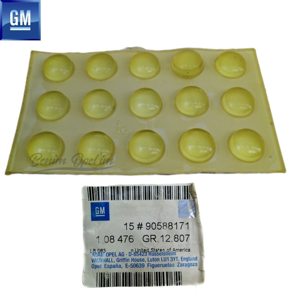 Product Code : 108476 - Opel Window Stop Adhesive (1 Piece Price) GM Original 108476 - 90588171