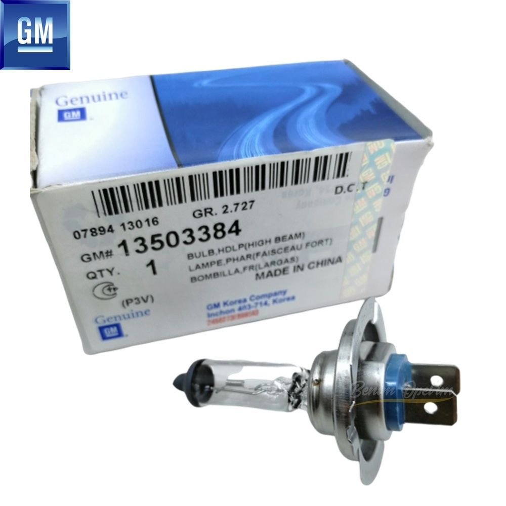 Product Code : 13503384 - Chevrolet Captiva C140, Trax Front Low Beam Bulb H7 12V/55W GM Original 13503384