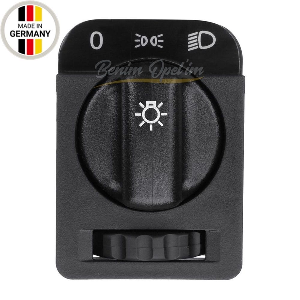 Complete Headlamp Switch Black Opel Astra F, Calibra, Corsa B, Tigra A, Omega A, Vectra A Imported Best Quality 1240126