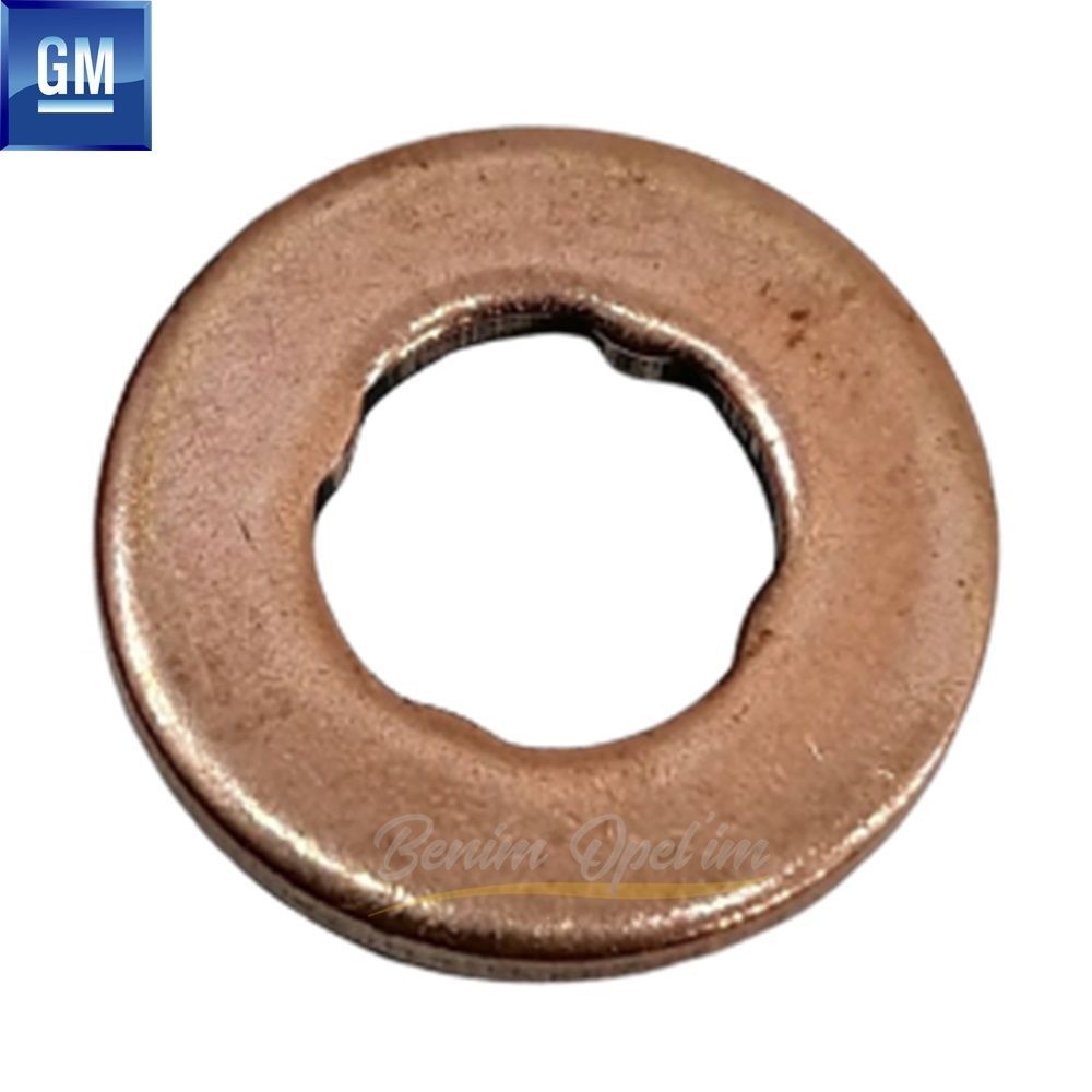 Injector Gasket Copper 1.3/2.0/2.2 Opel Zafira A, Astra G H, Corsa C D, Frontera B, Meriva A, Omega B, Vectra B C GM Genuine 821074 - 93190009