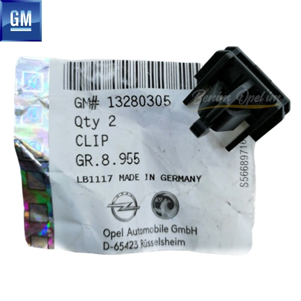 Product Code : 13280305 - Opel Astra J Windscreen Edge Spacer Clip GM Genuine 13280305 - 168107