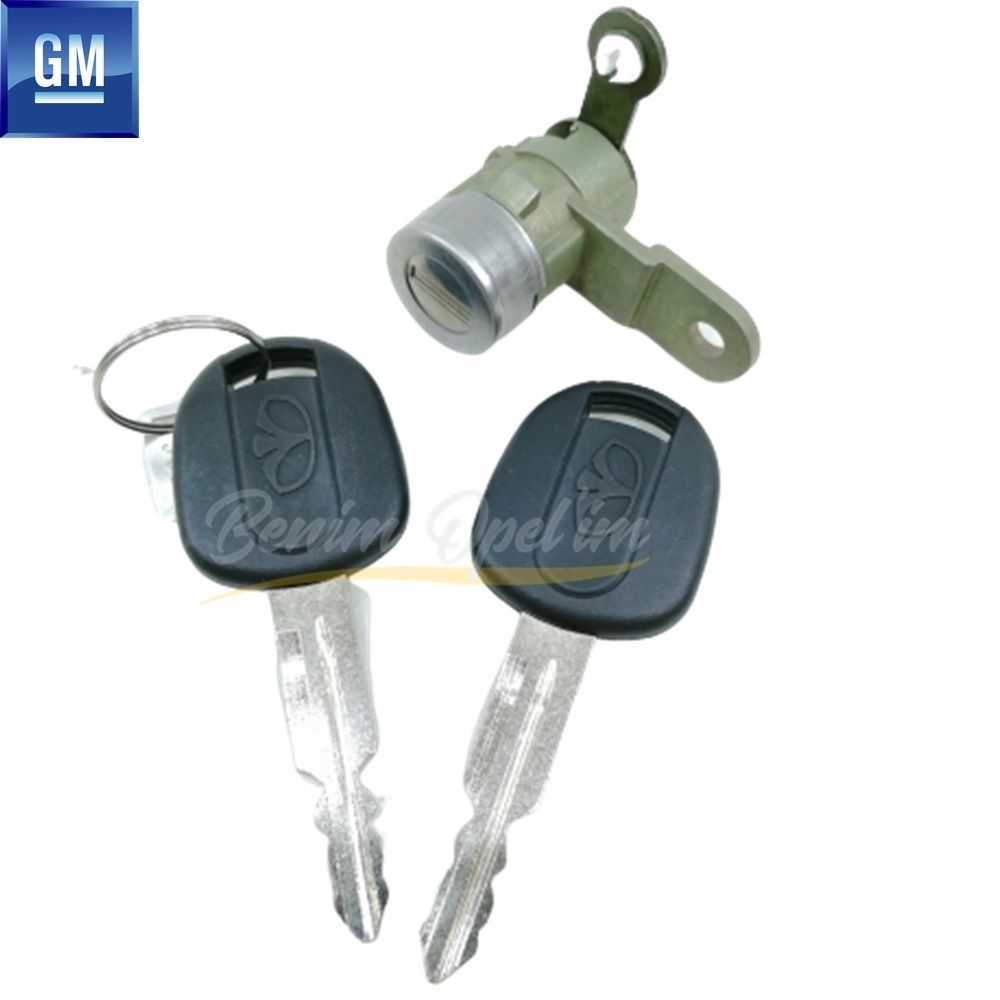 Product Code : 96548643 - Chevrolet Lacetti J200 Complete Keyed Right Front Door Lock GM Genuine 96548643