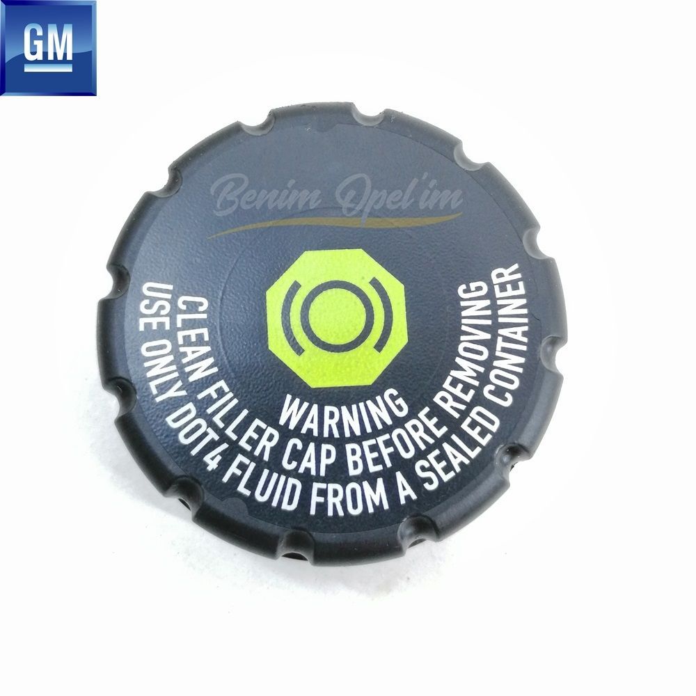 Brake Hydraulic Fluid Tank Cap Opel Astra G, Zafira A, Astra H, Corsa C, Meriva A, Meriva B, Vectra C, Zafira B GM Genuine 559261 - 93189060