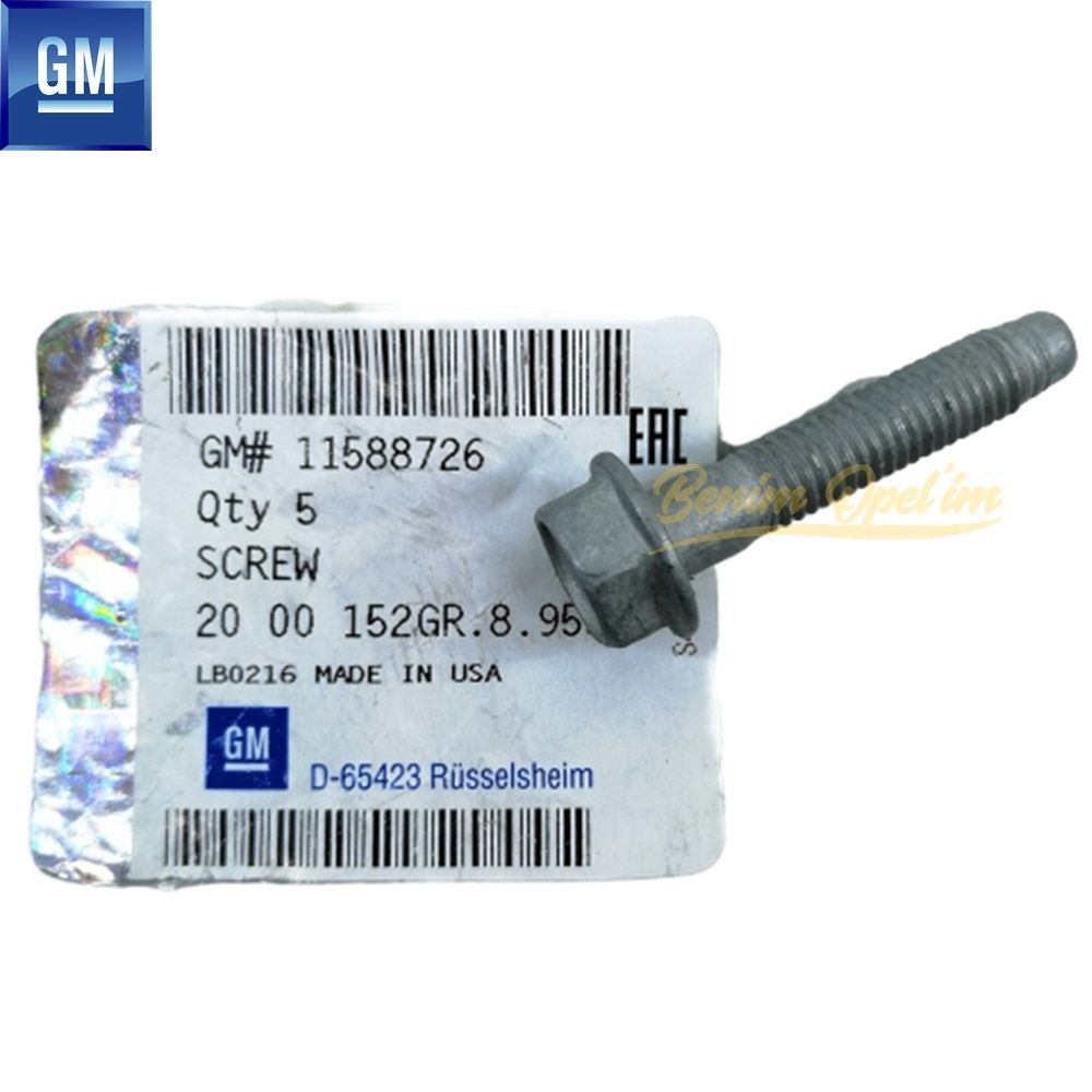 Product Code : 2000152 - Multipurpose 6 Angle Bolt M8X1.25X40 GM Genuine 2000152 - 11588726