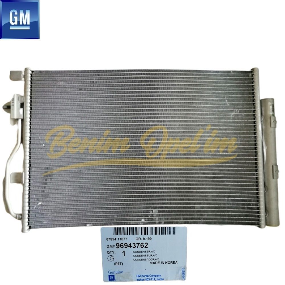 Chevrolet Aveo T300 Air Conditioner Radiator 1.2/1.4 (So) GM Original 96943762