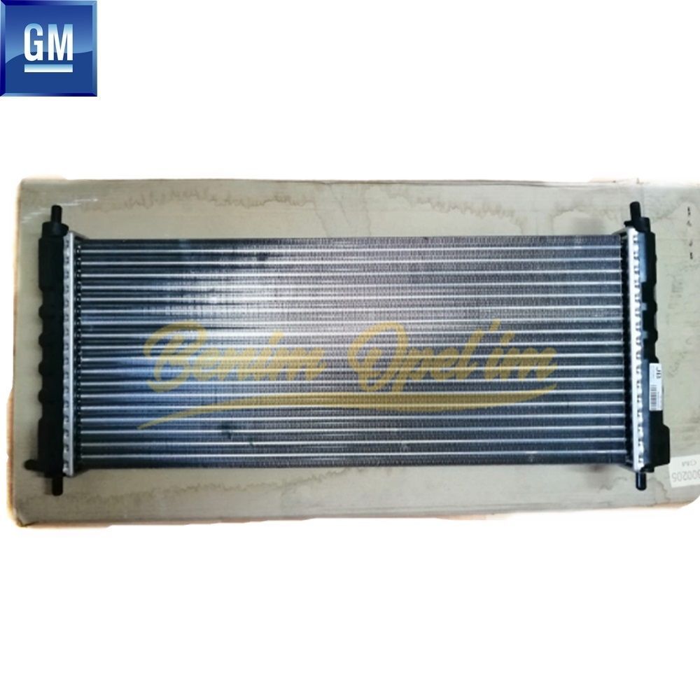 Product Code : 1300205 - Opel Corsa B, Tigra A Complete Air Conditioned Manual Water Radiator 1.0/1.2 (Eg, Jb) GM Original 1300205 - 9180595