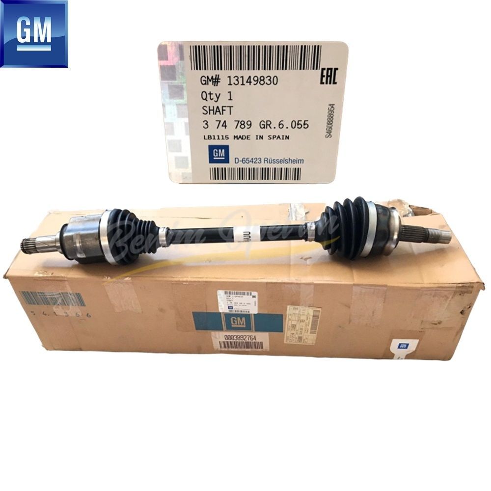 Opel Corsa E, Adam Complete Left Axle Shaft 1.4 (Uu) GM Genuine 374789 - 13149830