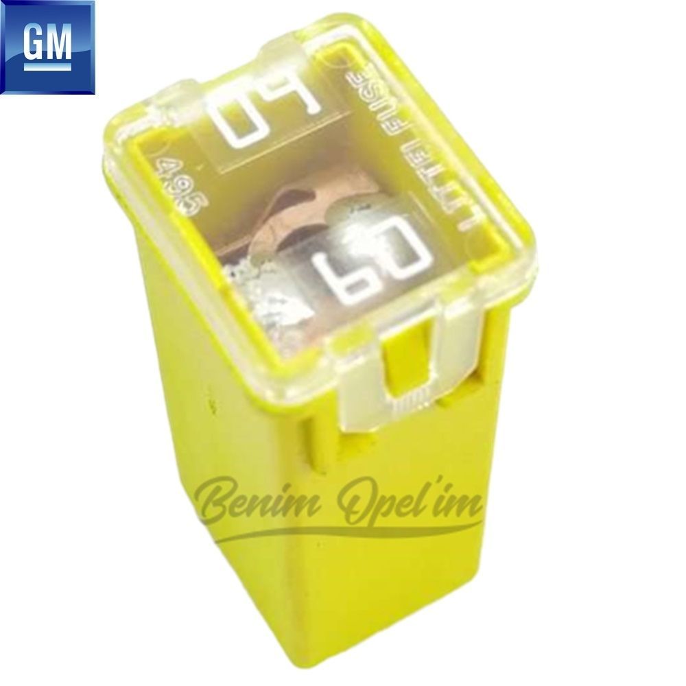 Product Code : 96377978 - Big Box Fuse Yellow 60Amp Chevrolet Captiva, Epica, Evanda, Lacetti, Rezzo, Opel Antara GM Original 96377978