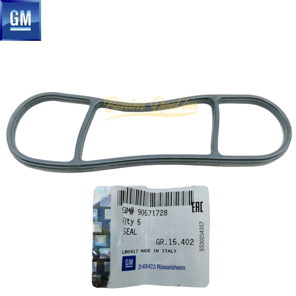 Product Code : 90571728 - Oil Cooler Heat Exchanger Gasket 2.0/2.2 Opel Frontera B, Astra G, Zafira A, Vectra B C GM Genuine 90571728 - 5650872