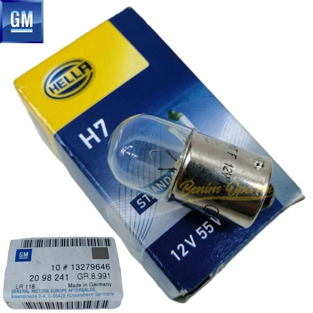 Product Code : 13279646 - Opel Insignia A Stop Lamp Bulb H7 12V/55W GM Original 13279646 - 2098241