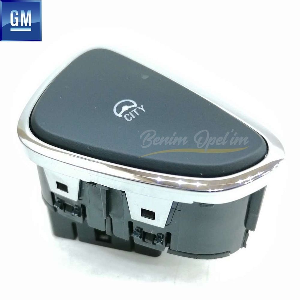 Opel Adam, Corsa E Driving Mode Control Button Nickel Plated Black GM Genuine 39031664 - 13423496