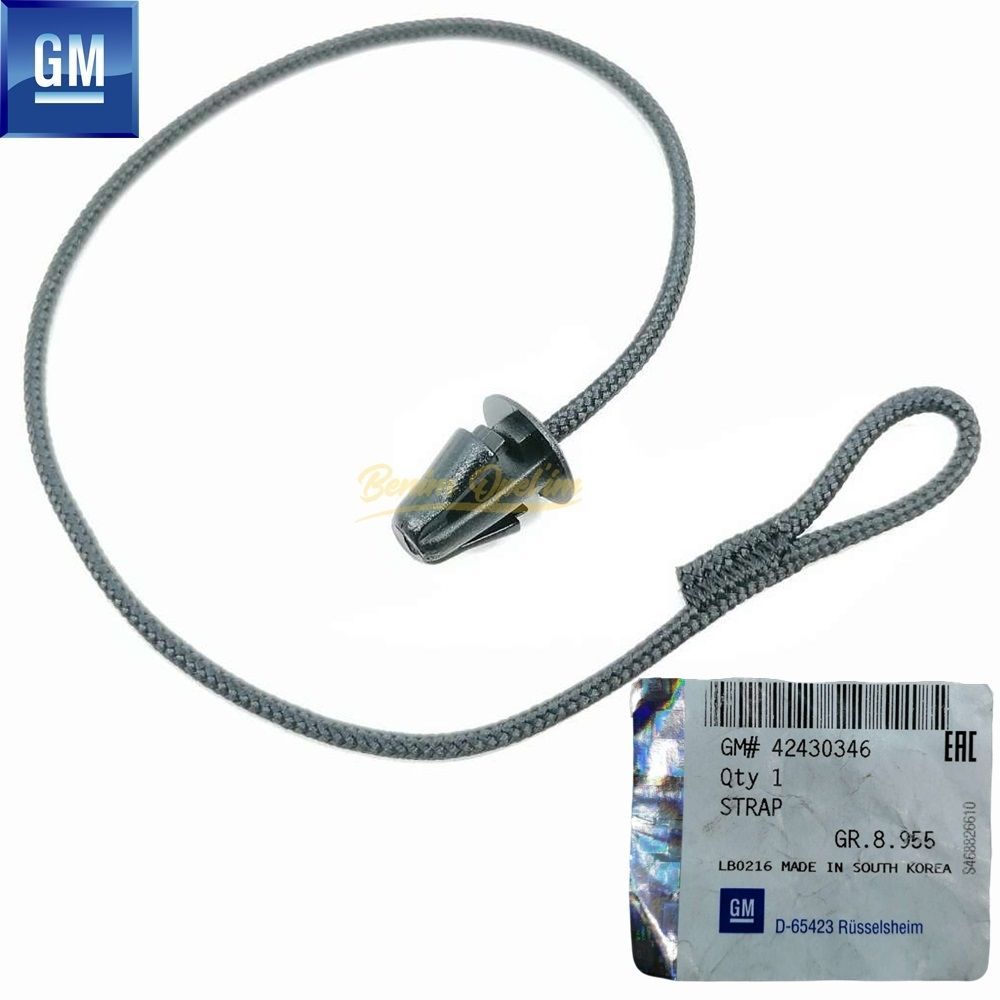 Product Code : 42430346 - Opel Mokka, Mokka X Luggage Pendulum Lanyard Black GM Original 42430346 - 2094224