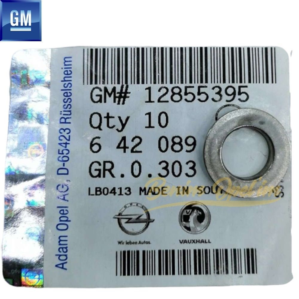 Spring Loaded Lower Valve Seat 1.3 Opel Astra H J, Combo C D, Corsa C D E, Meriva A B, Tigra B, Chevrolet Aveo T300 GM Genuine 642089 - 12855395