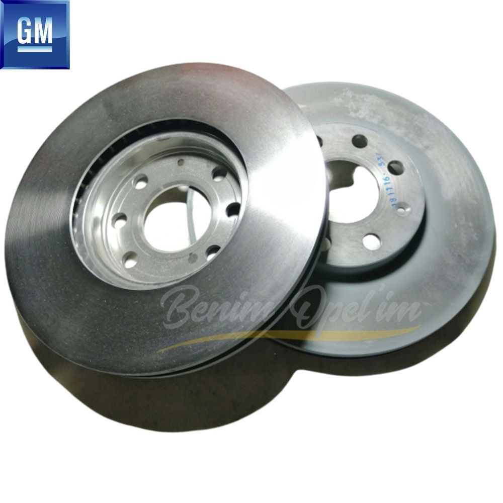 Opel Astra G, Zafira A Front Brake Disc Kit 1.2/1.4/1.6/1.8 GM Genuine 95526647 - 90497879