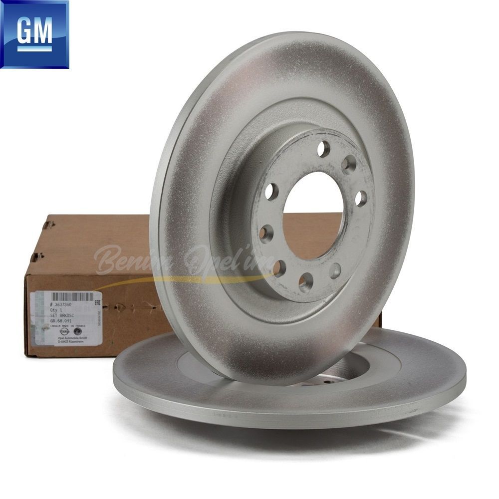 Product Code : 3637360 - Opel Grandland X Rear Brake Disc Kit 290X12mm 2.0 GM Genuine 3637360