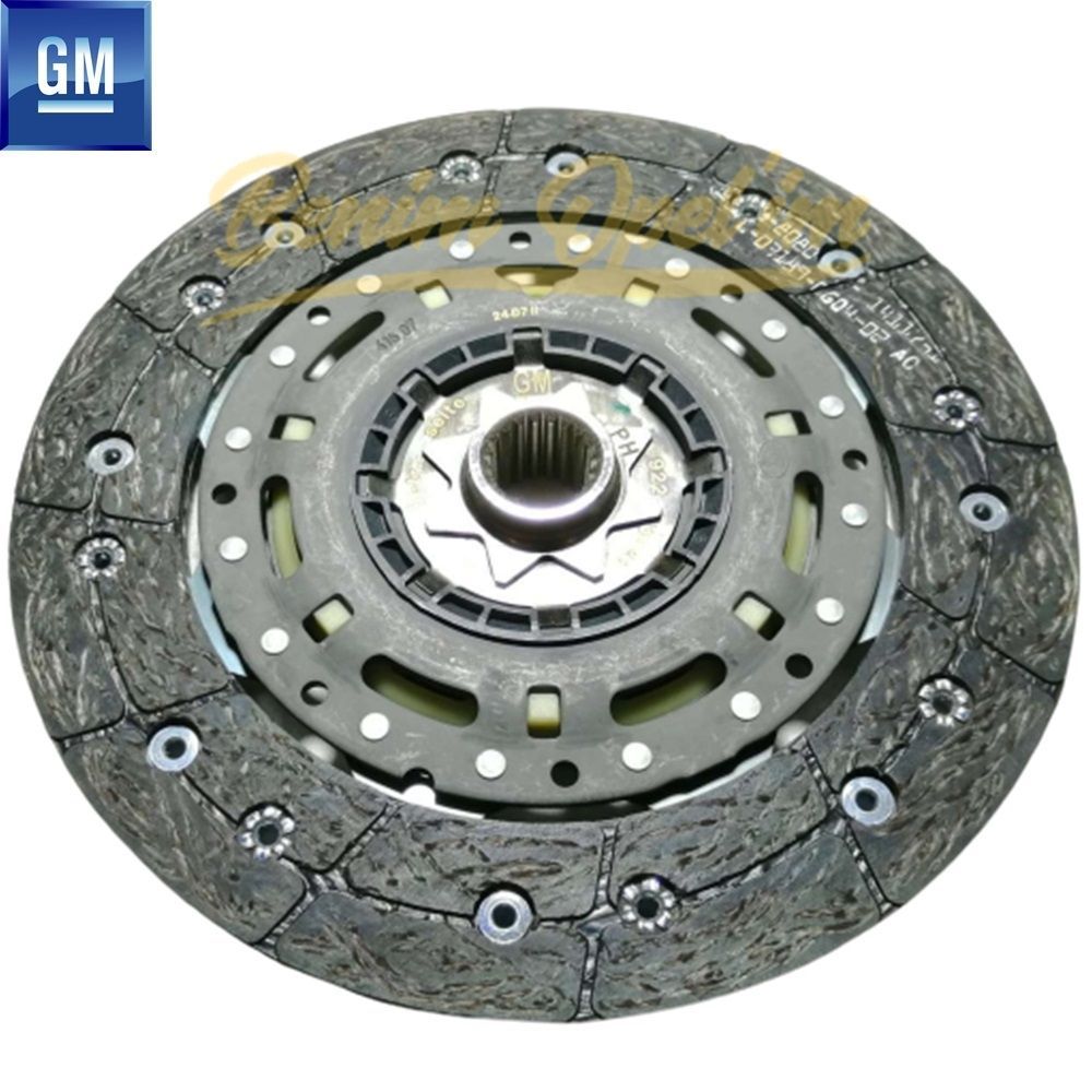 Complete Clutch Pad 1.4 (MH) Chevrolet Aveo T300, Opel Astra J, Meriva B GM Original 666141 - 55587035