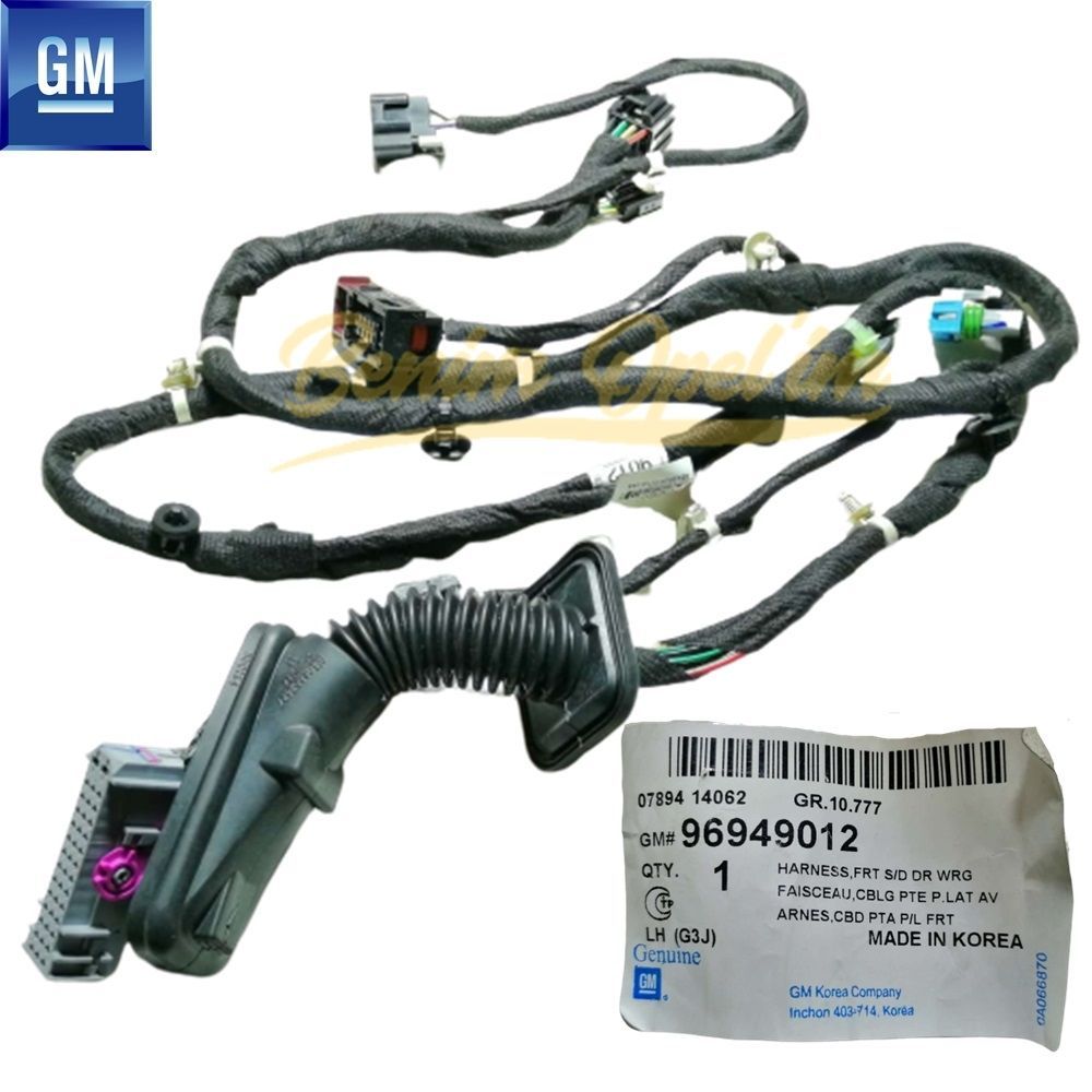 Product Code : 96949012 - Chevrolet Cruze Left Front Door Wiring Harness (A6Kj) GM Genuine 96949012 - 850154