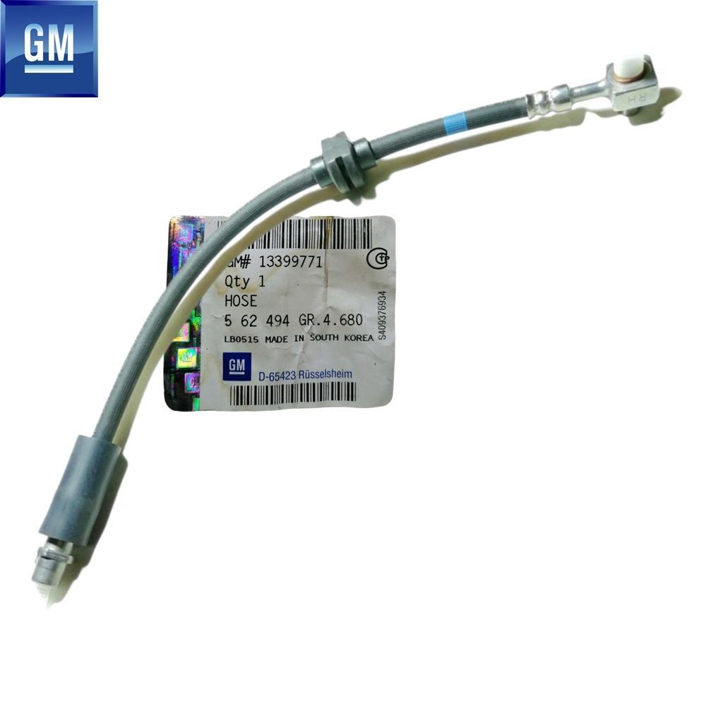 Product Code : 562494 - Opel Astra J Complete Right Front Brake Hose GM Genuine 562494 - 13399771