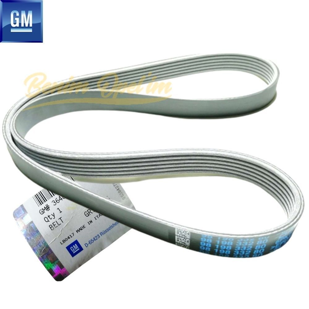 Product Code : 3648144 - Opel Crossland X V Belt 6PK1041Le 1.2 GM Genuine 3648144