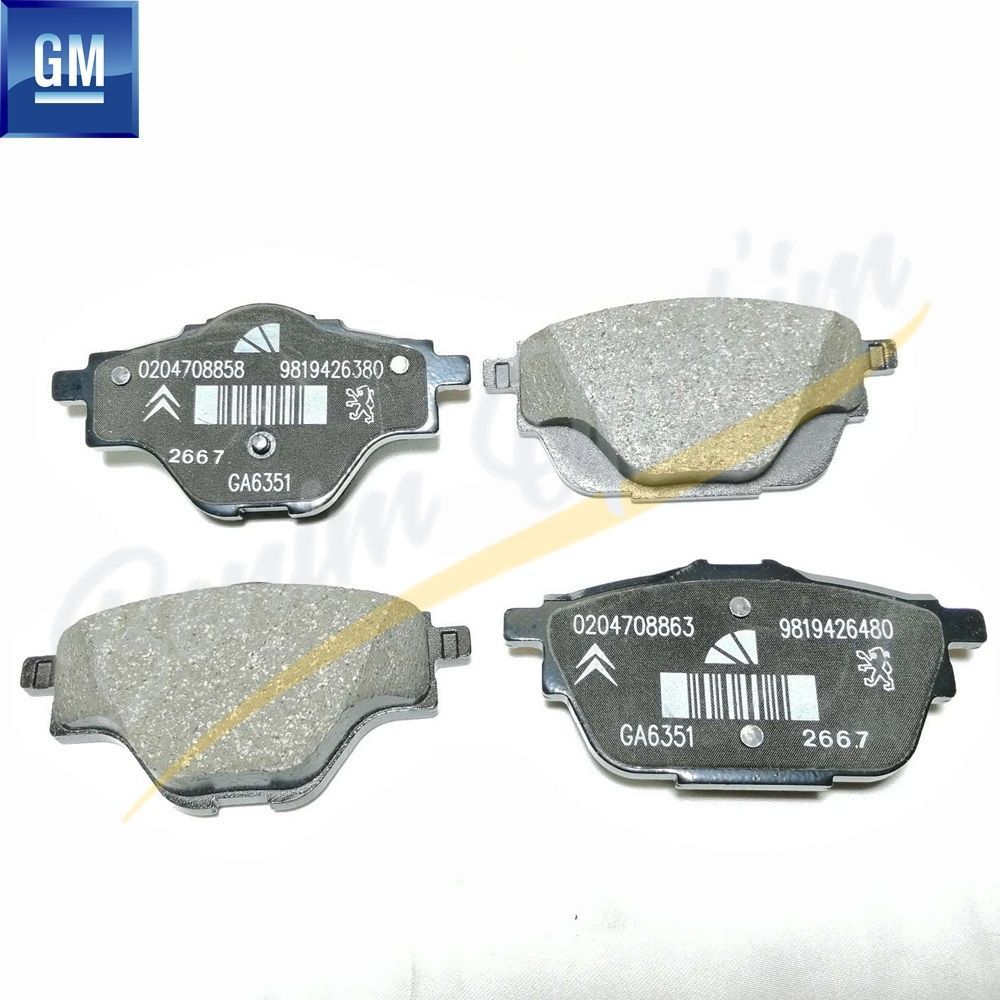 Product Code : 95525386 - Opel Grandland X Rear Brake Pad Set 290mm GM Genuine 95525386