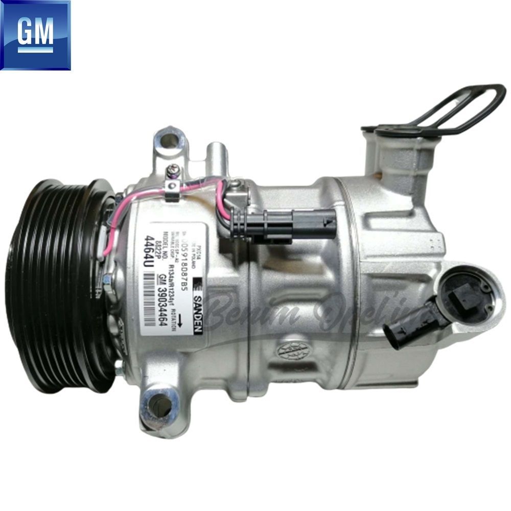 Product Code : 39076800 - Complete Air Conditioning Compressor 1.6/2.0 Chevrolet Captiva C140, Opel Antara, Astra K, Insignia A, Insignia B GM Original 39076800 - 95523374