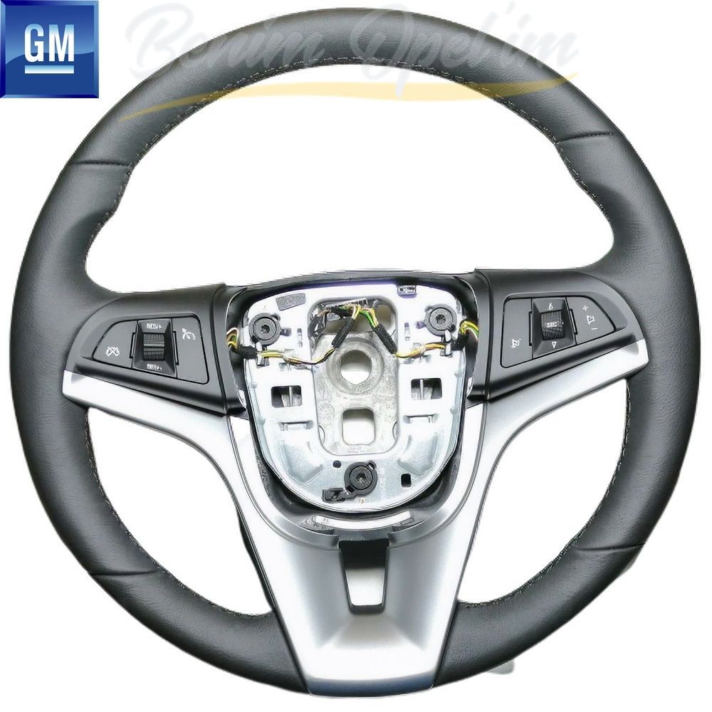 Chevrolet Cruze Complete Steering Wheel Black GM Original 95227506