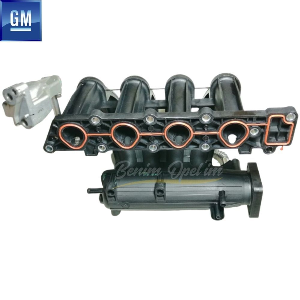 Complete Intake Manifold 1.2 8V Chevrolet Aveo T200, Aveo T250, Aveo T250, Aveo T255, Kalos GM Genuine 96417671