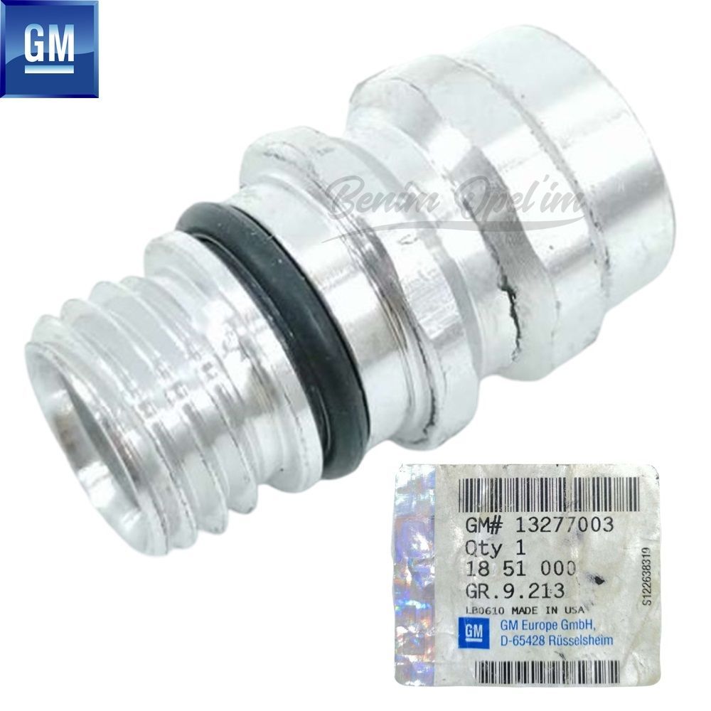 Air Conditioning Gas Filler Valve Opel Astra F G H J K, Calibra, Corsa B C D E, Omega B, Vectra A B, Zafira B C, Tigra A B GM Genuine 1851000 - 52458177