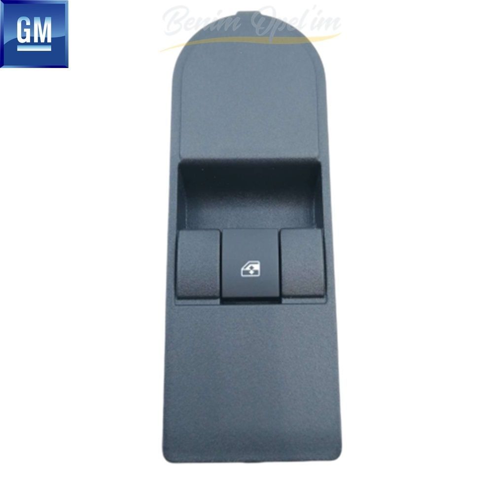 Opel Zafira B, Astra H Complete Right Front Single Window Open Button Black (Cf) GM Genuine 6240452 - 13228881