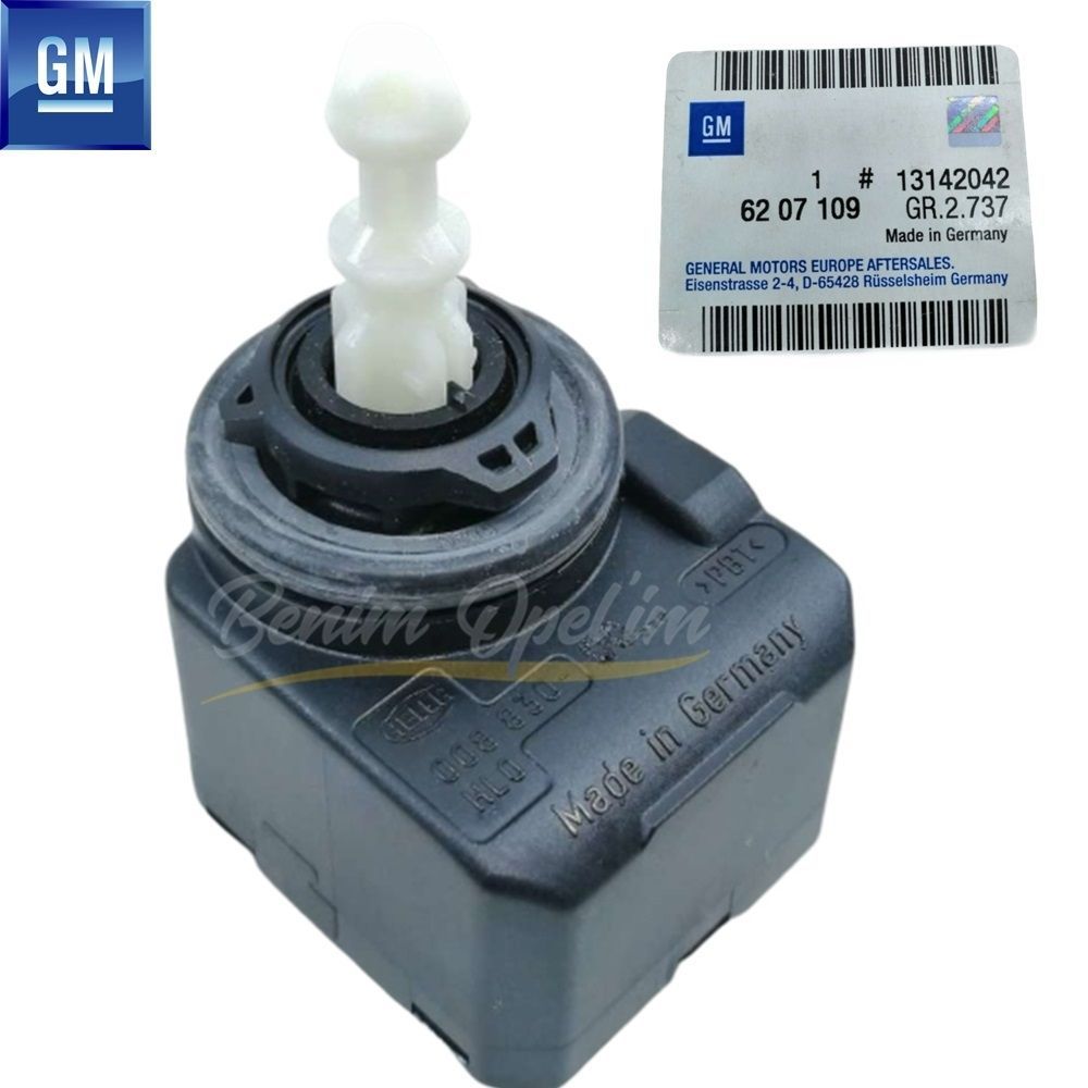 Xenonless Headlamp Adjustment Motor Opel Astra H, Insignia A, Vectra C GM Original 6207109 - 13142042