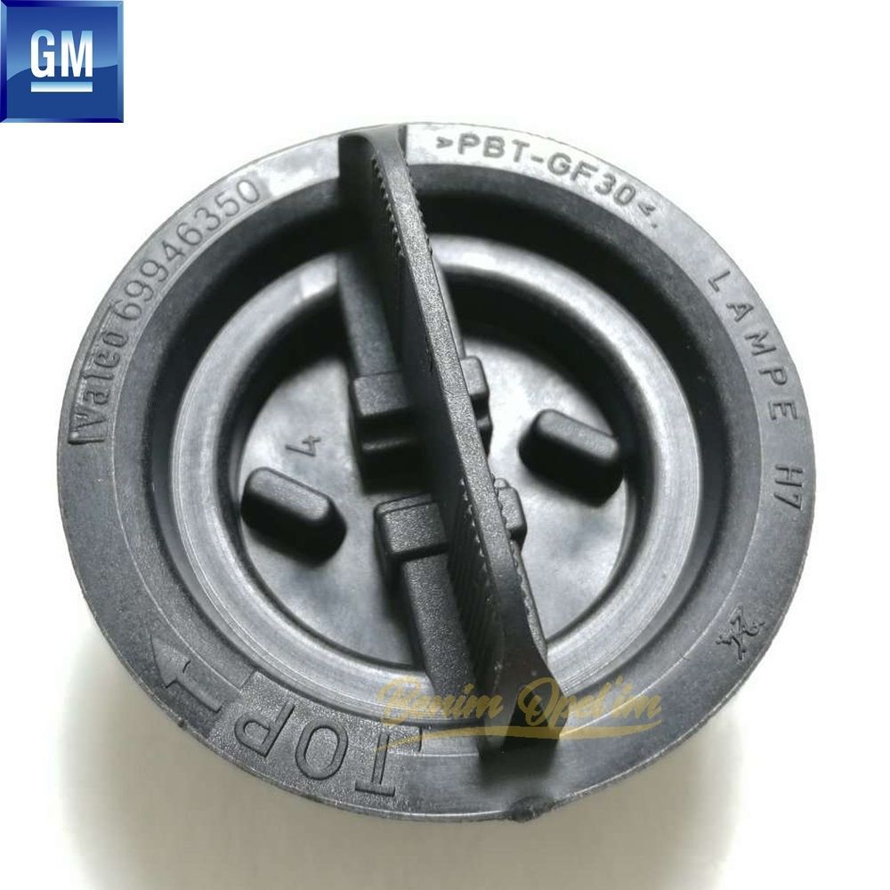 Opel Corsa C, Meriva A 205 post High and Low Beam Bulb Socket GM Original 1226111 - 93176975 - 93176975