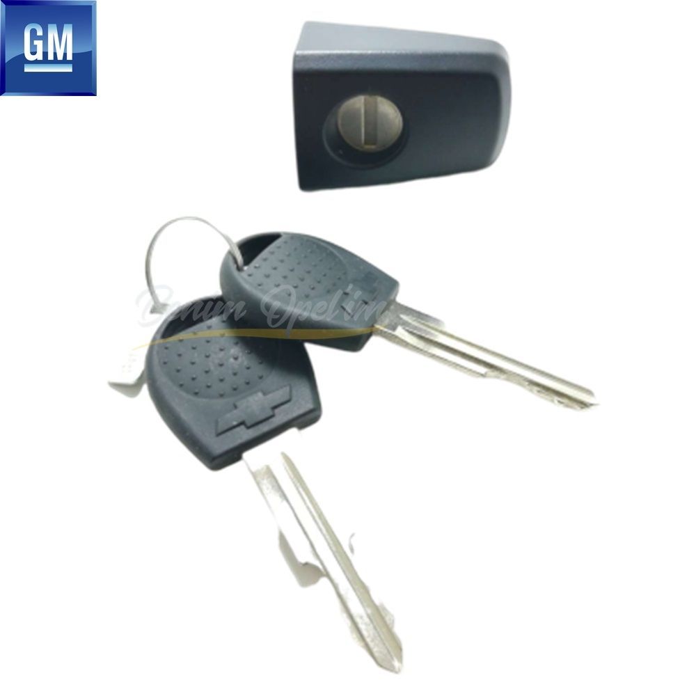 Chevrolet Aveo T250, Aveo T255 Central Door Lock Set with Key GM Genuine 96801558