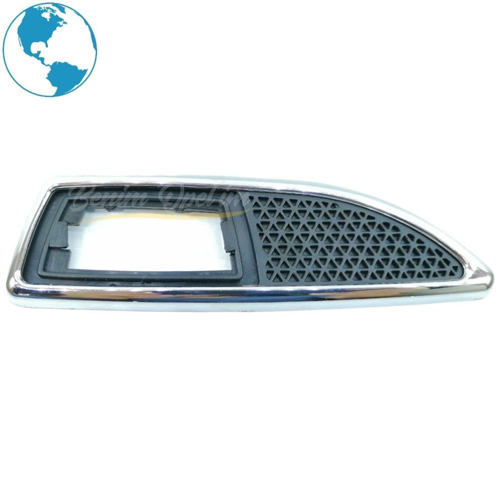 Product Code : 1713426E - Opc Left Fender Signal Frame Chrome Black Corsa D, Corsa E, Zafira B, Astra H, Meriva B, Insignia A, Astra J, Cruze 1st Class Quality 1713426