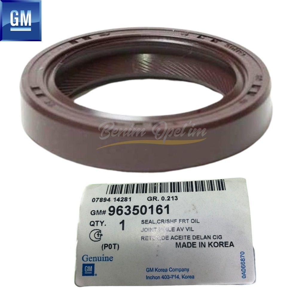 Product Code : 96350161 - Oil Pump Seal 1.6 Chevrolet Aveo, Kalos, Cruze, Lacetti, Rezzo GM Genuine 96350161